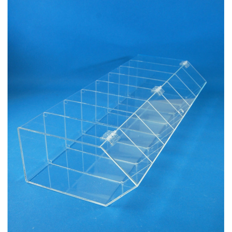 Boîte de présentation Plexiglass transparente en U - SIGMA