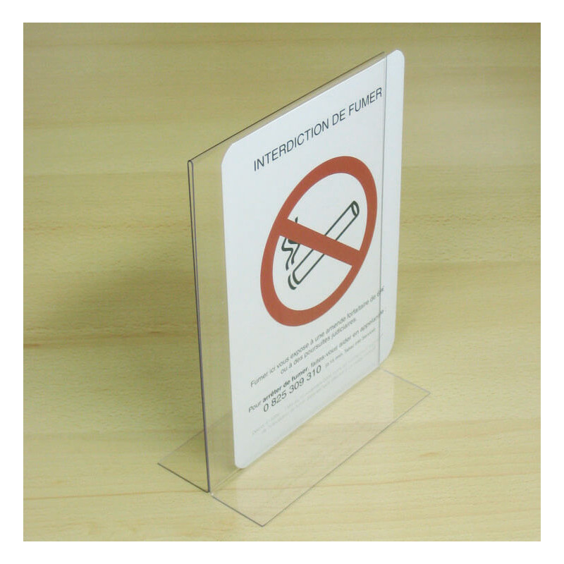 Chevalet porte  etiquette de table