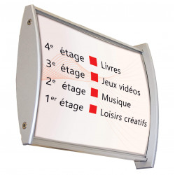 Plaque PVC Porte - Estampille