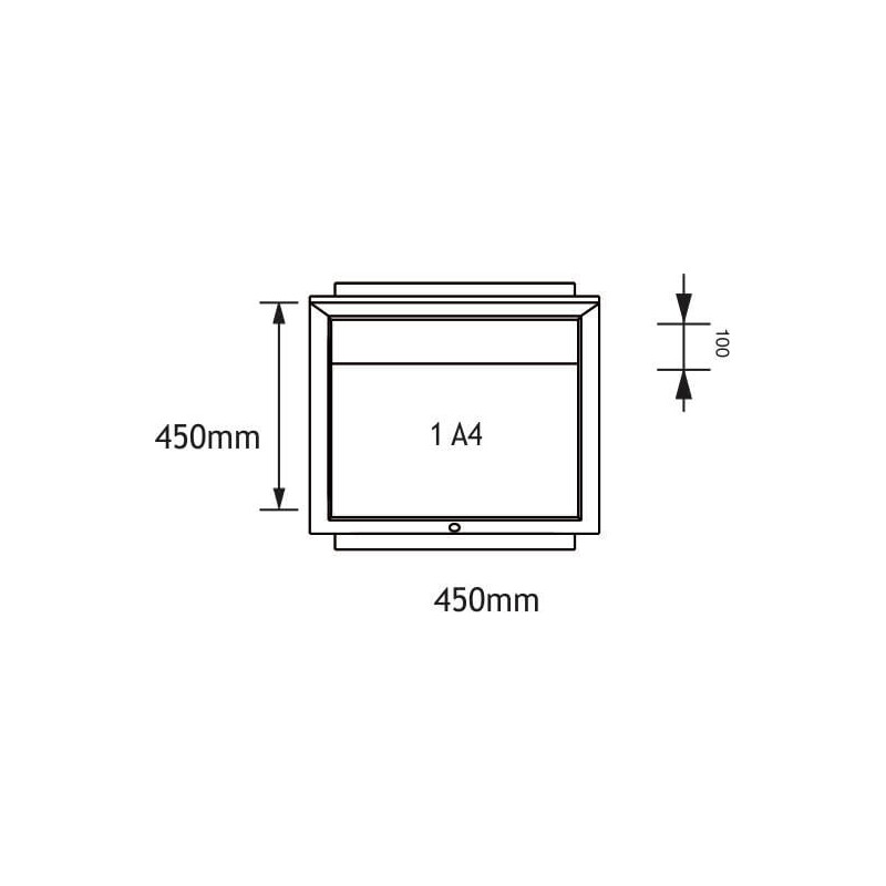 Cadre menu sur pied pour l'extérieur # PE0569