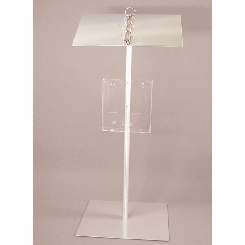 pupitre porte catalogue sur pied avec bac porte brochure # PB0698 pupitre porte catalogue sur pied avec bac porte brochure # PB0698