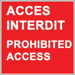 signalisation accés interdiction # AD5773
