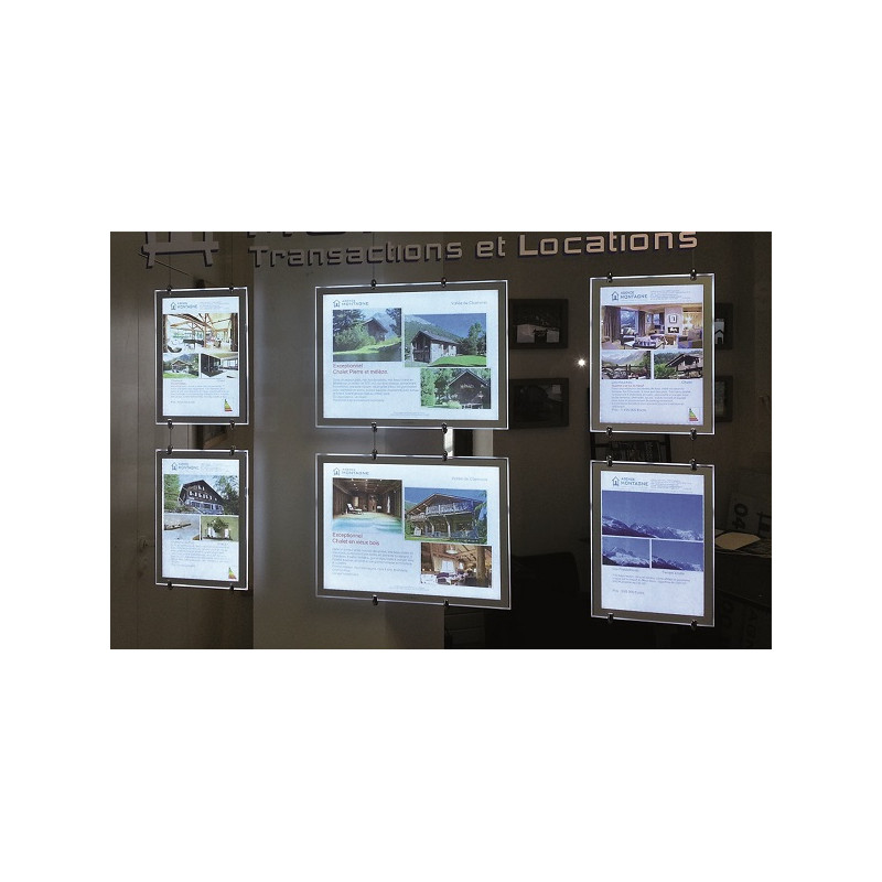 vitrine lumineuse annonce A3 # CT7041