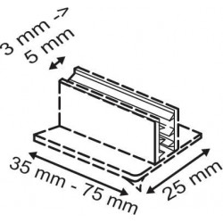 accoche plv Grip adhesif  grande capacite # VAC3039