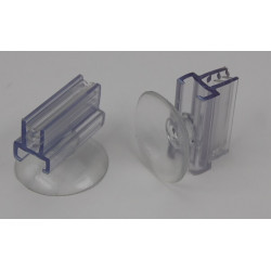 Ventouse en PVC transparent - Accessoires de fixation PLV