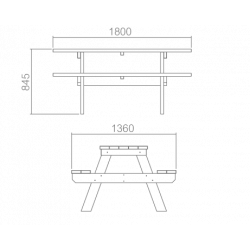 Table forestière Ecolosign # MU3911N