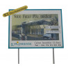 panneau enseigne publicitaire 4m2 avec poteaux  # PI0711