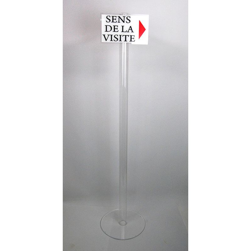 poteau plexi informatif # PE6239