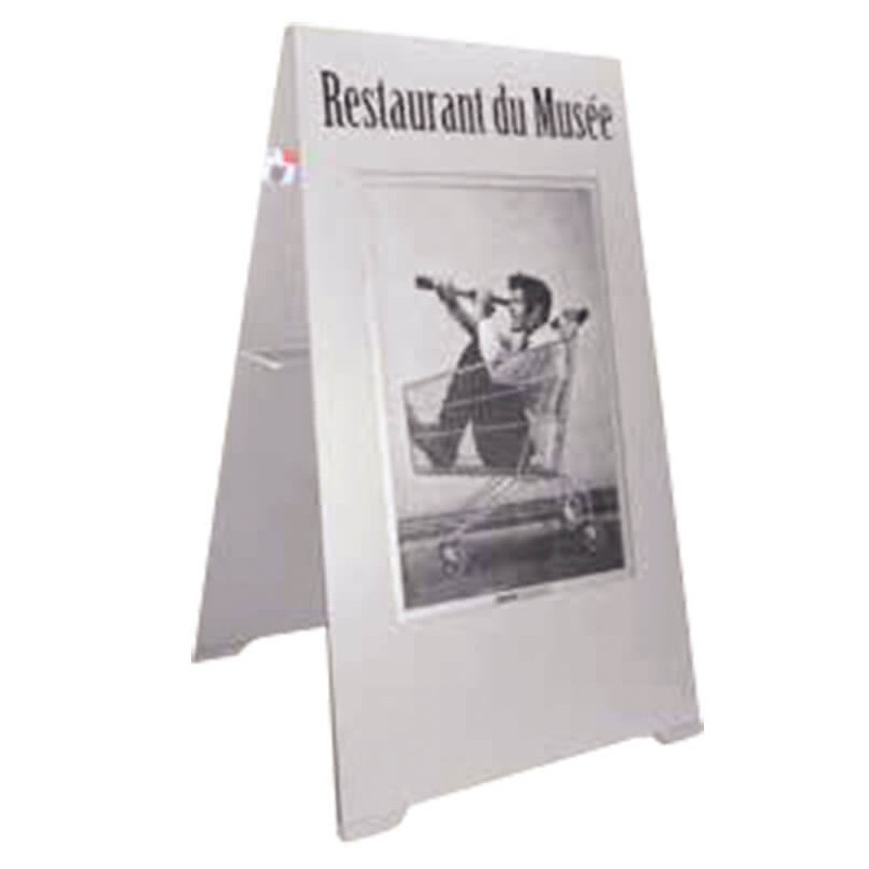 chevalet stop-trottoir ardoise et porte-affiche # MU0156 chevalet stop-trottoir ardoise et porte-affiche # MU0156