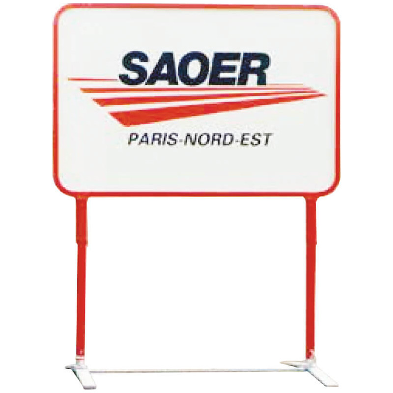 panneau de chantier sur ressort # MU0241 panneau de chantier sur ressort # MU0241