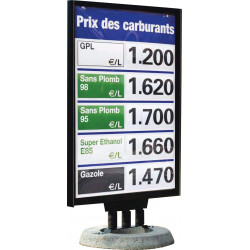 chevalet maxi porte-affiche d'extérieur # MU0133