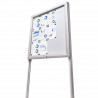 vitrine d'affichage sur mâts # VT0265M