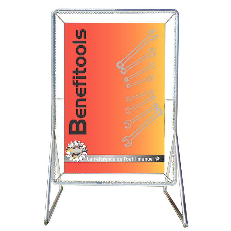 structure cadre sur pieds pour banderoles à poser au sol # MB6301 structure cadre sur pieds pour banderoles à poser au sol # MB6301