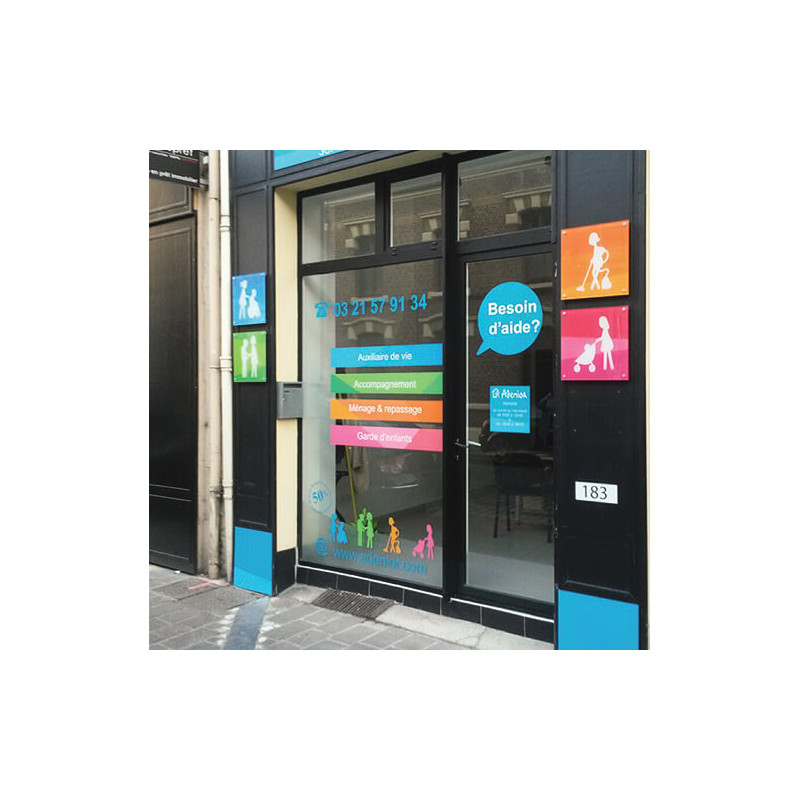 lettres autocollantes vitrine # LE0081