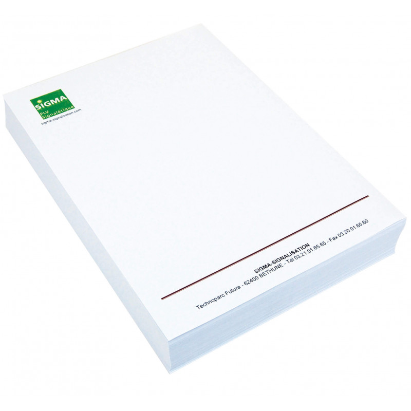 papier à en-tête imprimé offset # OF0051 papier à en-tête imprimé offset # OF0051