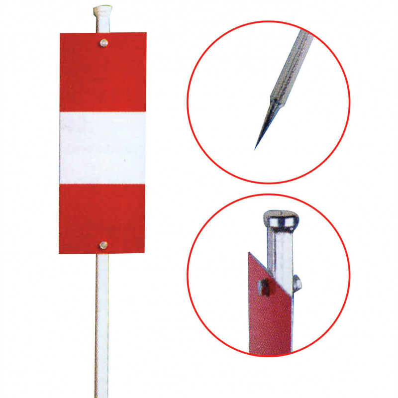 piquet de limite d'obstacle pour chantier travaux # PR0581 piquet de limite d'obstacle pour chantier travaux # PR0581