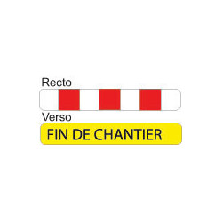 barrière de chantier / Fin de chantier # PR0511