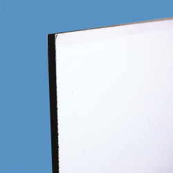 Plaque de PVC écolotwin blanc # MP0811