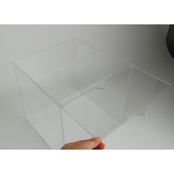 urne plexi acrylique transparente fermeture cadenas - SIGMA