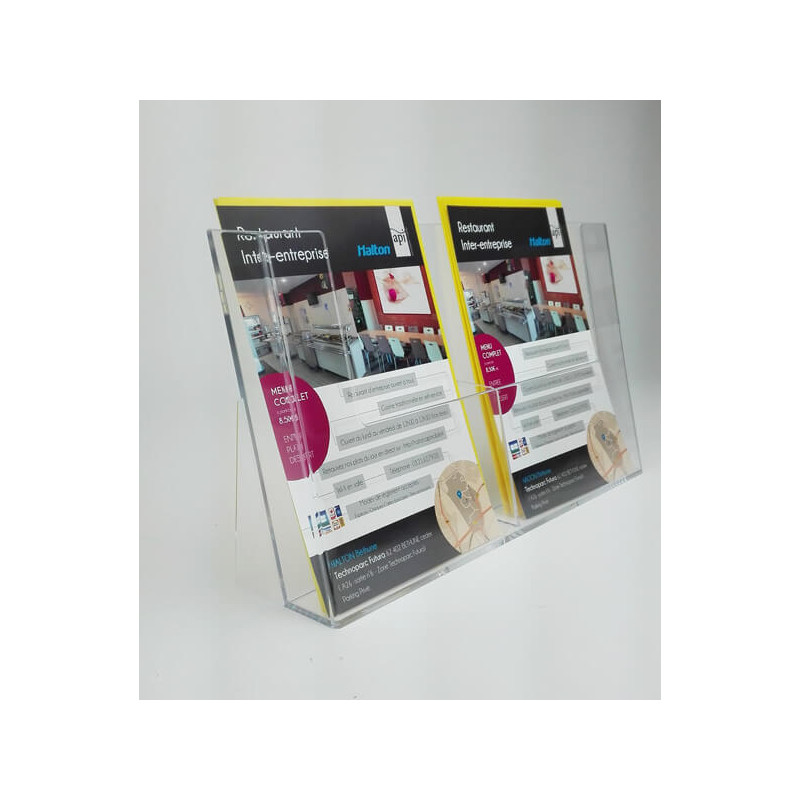 porte brochures A5 2 compartiments VPB0830 #VPB0830