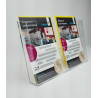 porte brochures A5 2 compartiments VPB0830 #VPB0830