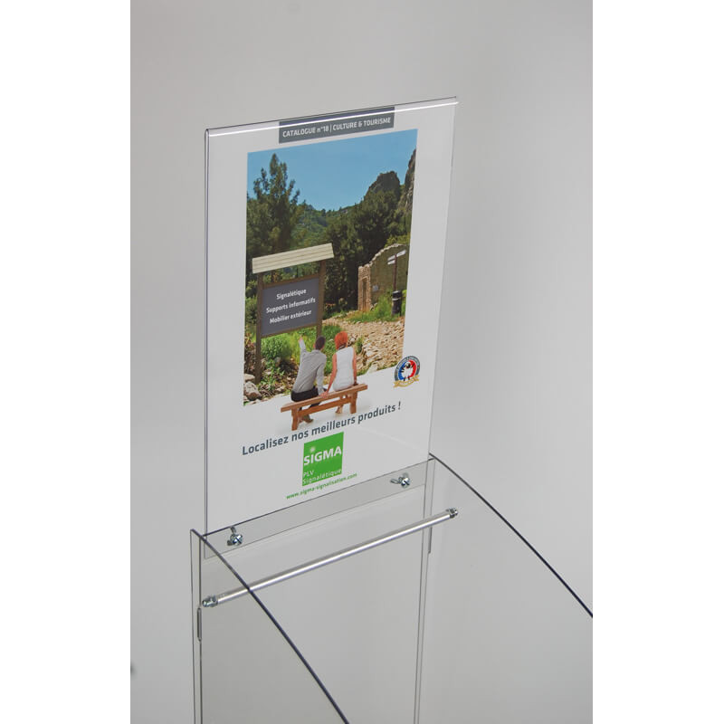 PORTE AFFICHE BAC BROCHURE # VPB1012