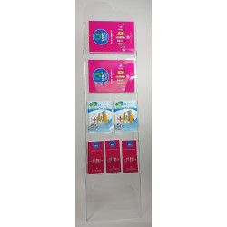 porte brochure pmma acrylique transparent # VPB0401