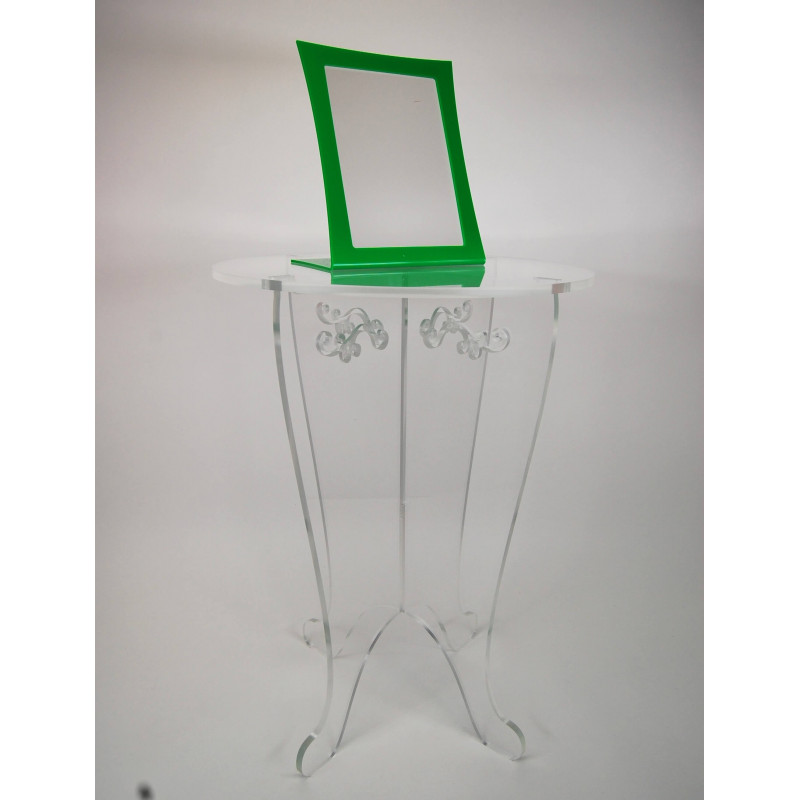 table presentation plexi plateau rond # VMD0131