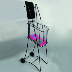 Porte brochures roulette pour trottoir doctro't # PB1051