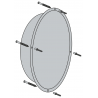 miroir de sécurité 1/2 sphère  # MI0231
