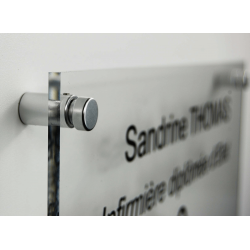 Plaque Professionnelle de mur en Plexiglas - Sigma Signalisation