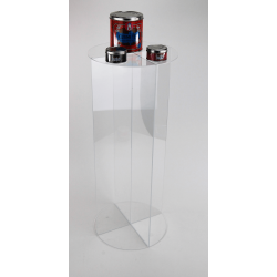 Vitrine de plexiglas COLONNE LEDS