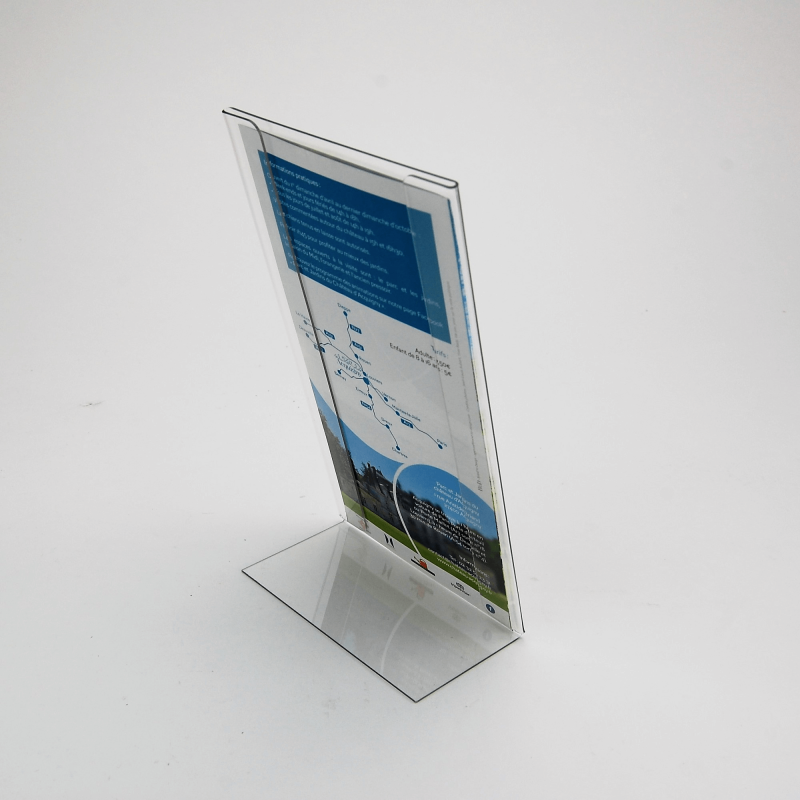 porte etiquette transparent a poser # VPE0291