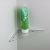 Etagere d angle plexi 