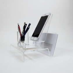 organiseur de bureau avec porte téléphone 