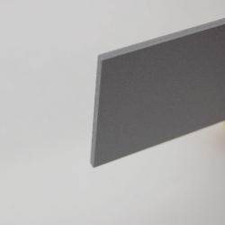 Plaque de PVC expanse de couleur gris # MP1351