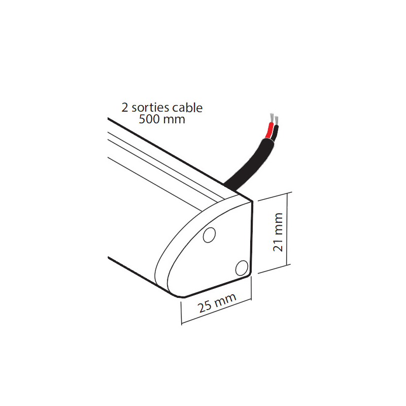 éclairage à LED, mini-rampe # EC2830