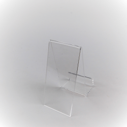 Porte produit incline plexi transparent # VPP0027