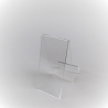 Porte produit incline plexi transparent # VPP0027