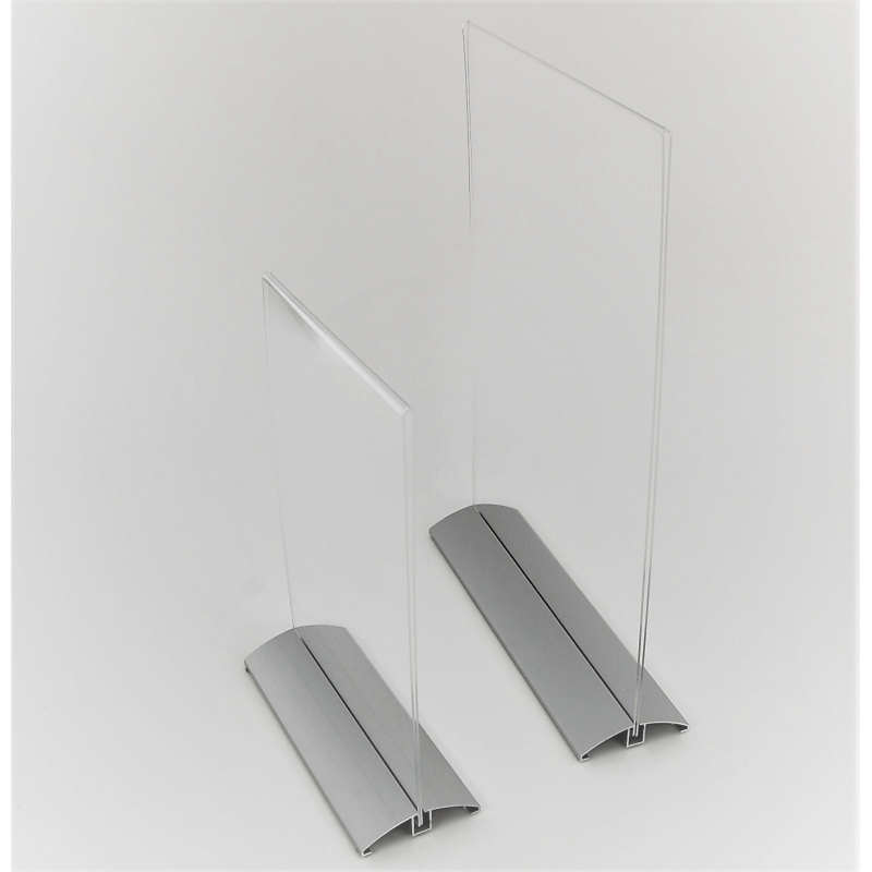 Porte visuel design pied alu# VPE0531