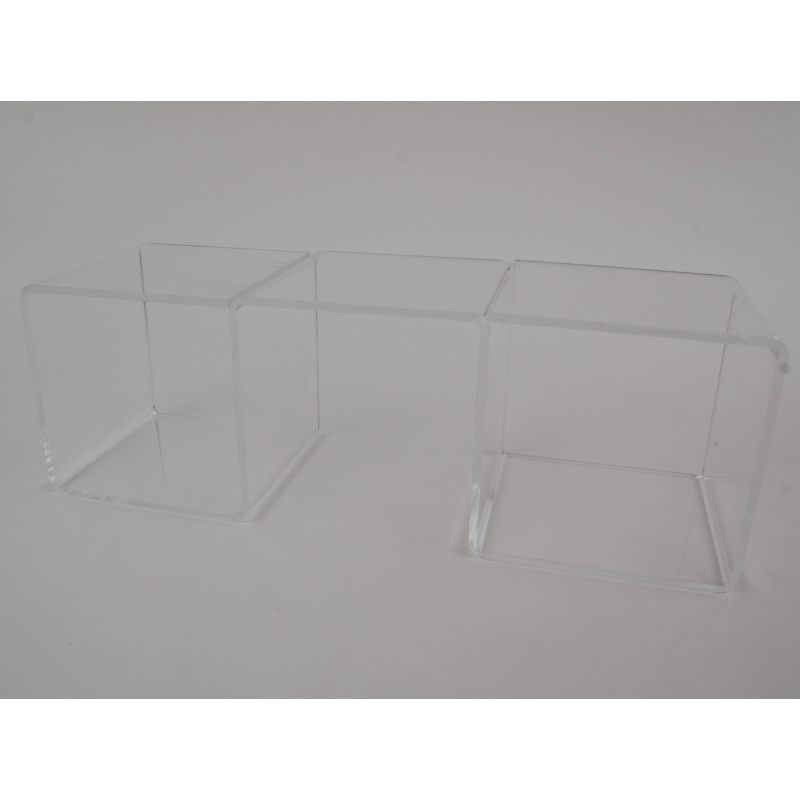 presentoir podium plexi 3 cubes # VPP0077
