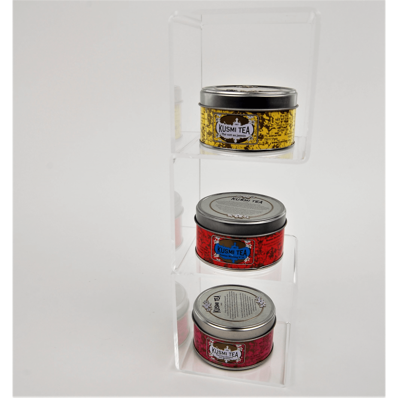 Support de presentation plexiglass pour vitrine # VPP0077