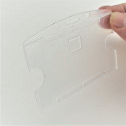 porte badge rigide transparent # VAC0156