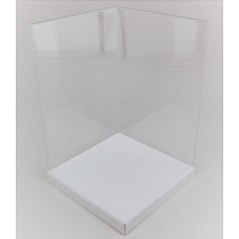 podium glorifieur produit en angle avec porte visuel # VPP3011