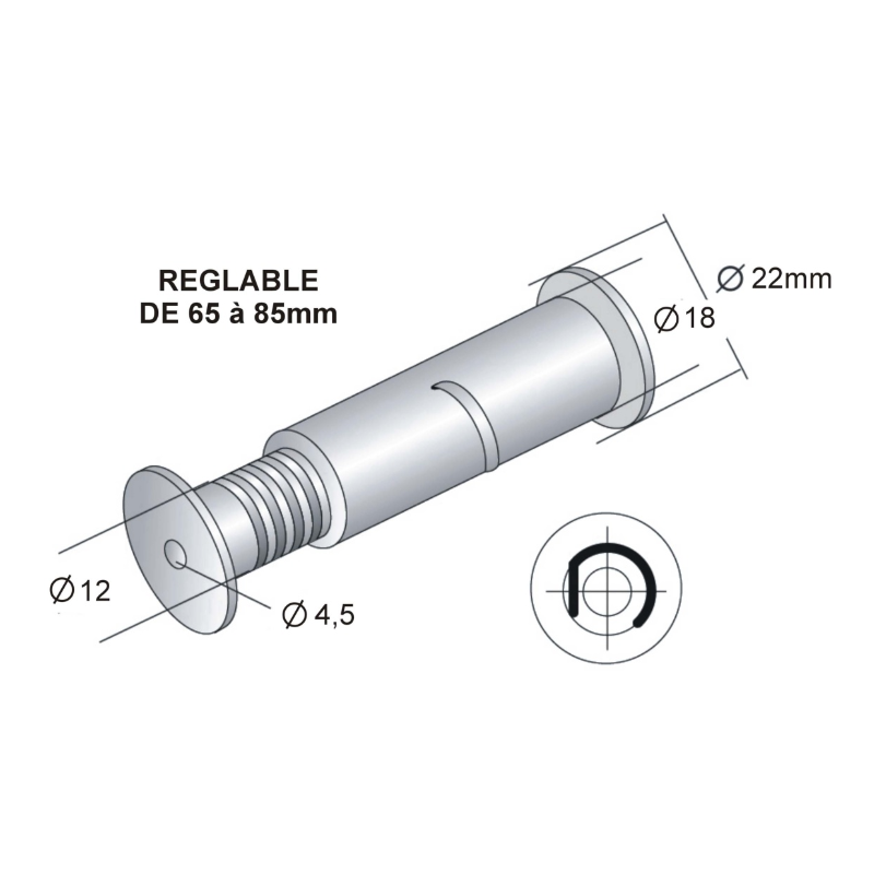 Douilles d'écartement Goliath
