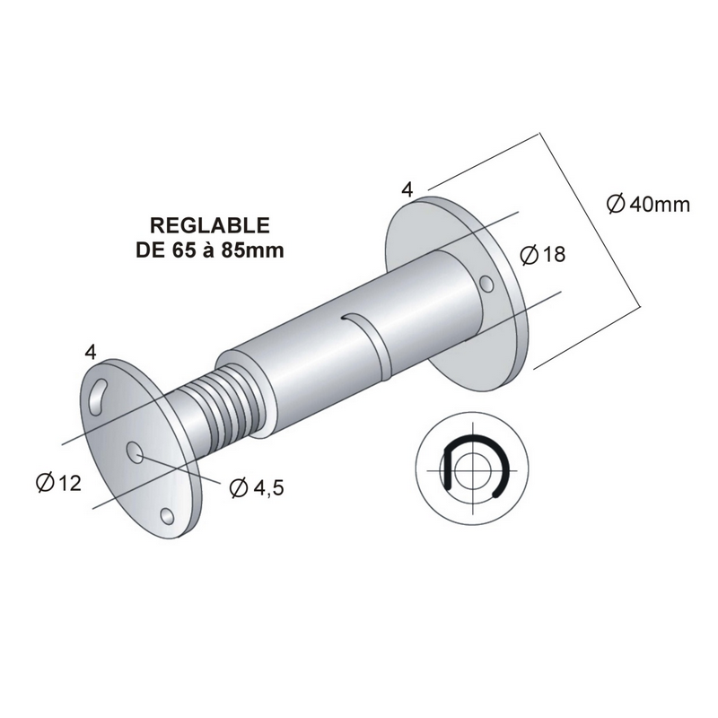 Douilles d'écartement Goliath