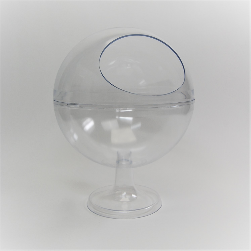 boule transparente sur pied pour comptoir # VMB0521