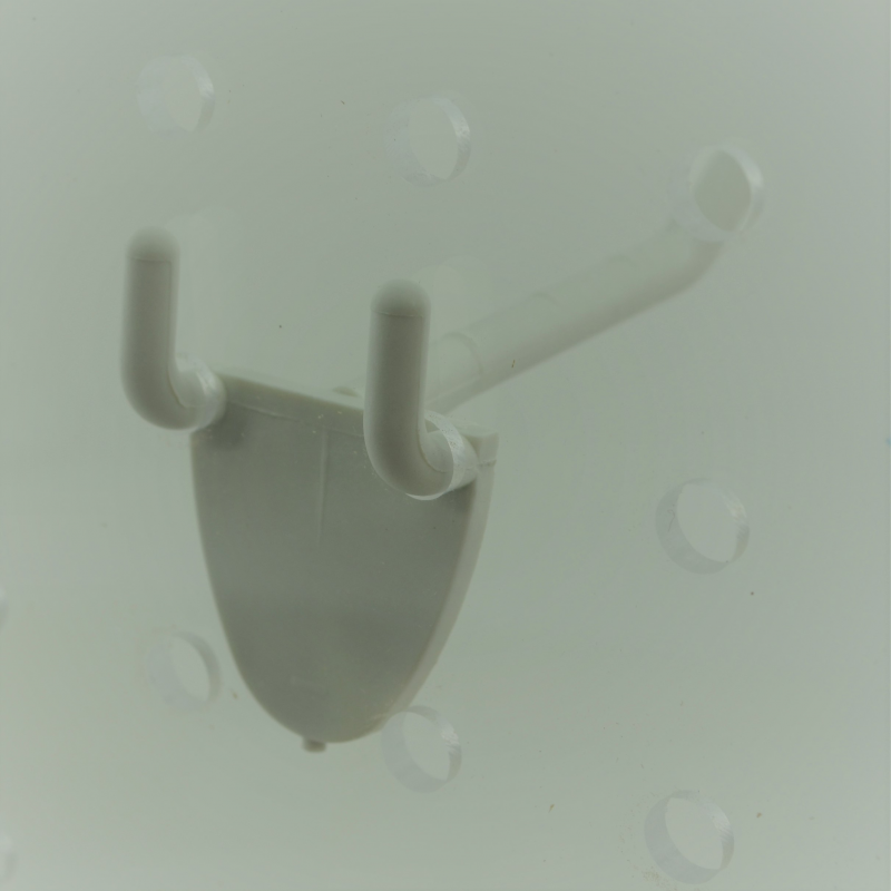 broche plastique simple pour fond perforé # VAB0051