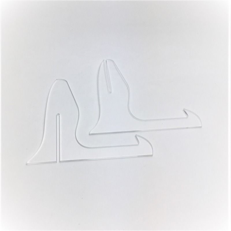 chevalet Présentoir produit incliné plexi