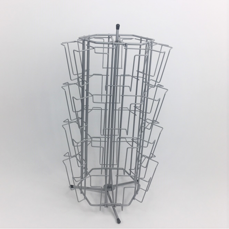 Présentoir tournant pour carte postalea poser sur comptoir 